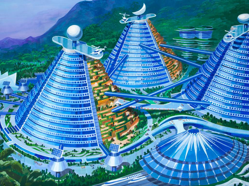 Illustration for article titled How North Korean Architects Imagine the Future of Cities